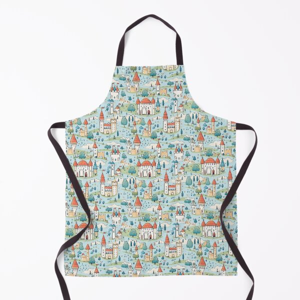 Item preview, cute castle seamless designed and sold by NatthyDesign.