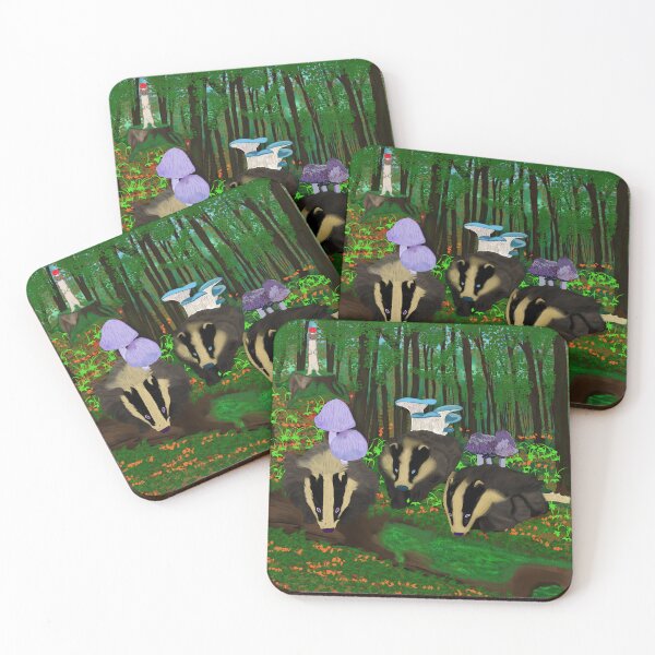 Item preview, Boulder Grove Parish Badgers & Friend designed and sold by Veakari.