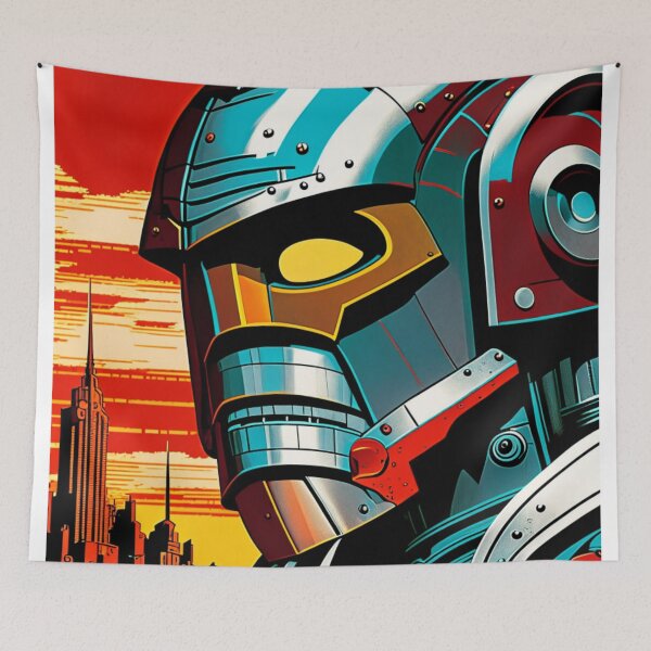 Item preview, Giant Robot - Pop Art  designed and sold by RobotAIArt.