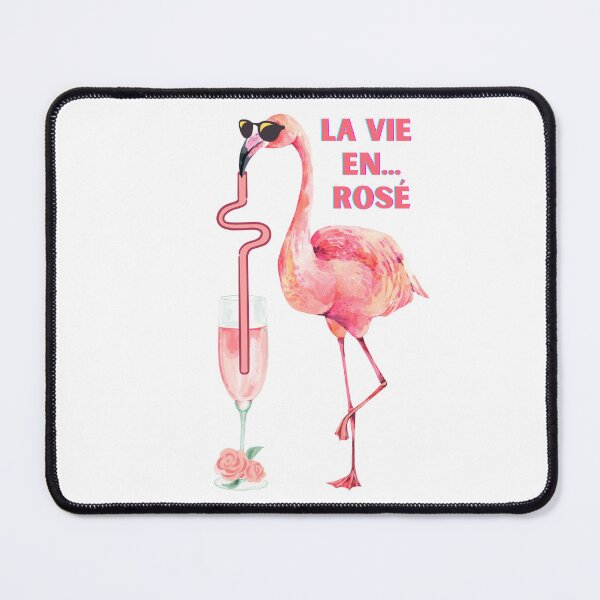 Item preview, La Vie en Rosé - Flamingo Cheers designed and sold by Zenzly.