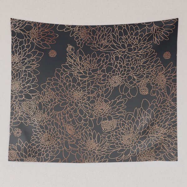 Item preview, Golden flowers designed and sold by LEIKOI.