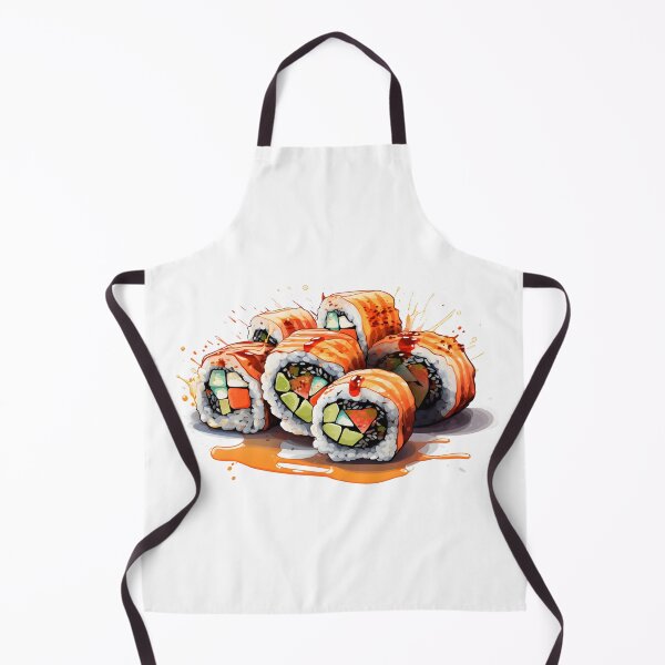 Item preview, Cartoon style sushi maki designed and sold by naatala.