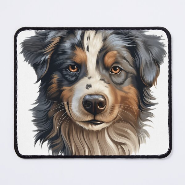 Item preview, Realistic Aussie Dog Breed Art designed and sold by InkedFlorist.