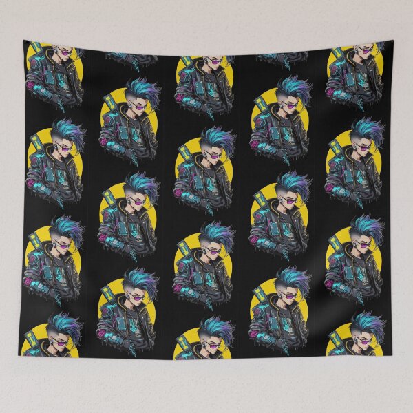 Item preview, Cyberpunk  Boy in Neon Colors designed and sold by KeshaEls.