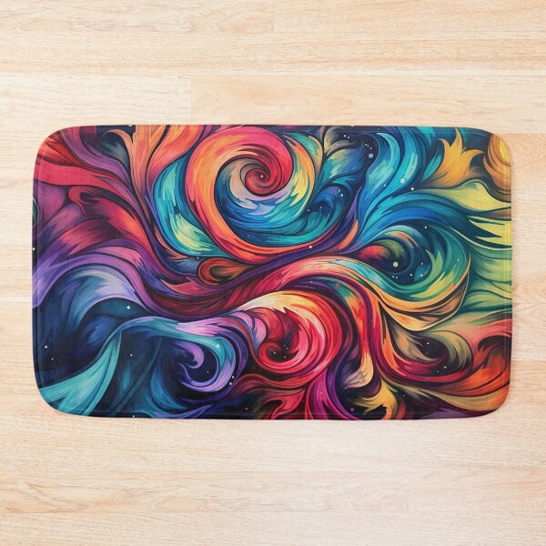 Item preview, Colorful Spiraling Flames Pattern designed and sold by Nabucodonoshop.