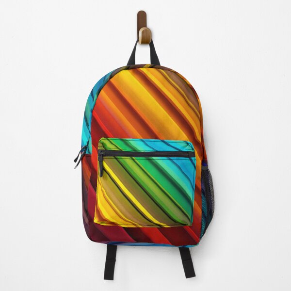 Artikelvorschau, Super lebhafte Regenbogenfarbene Streifen mit leichtem Schatten entworfen und verkauft von InkDazzle.