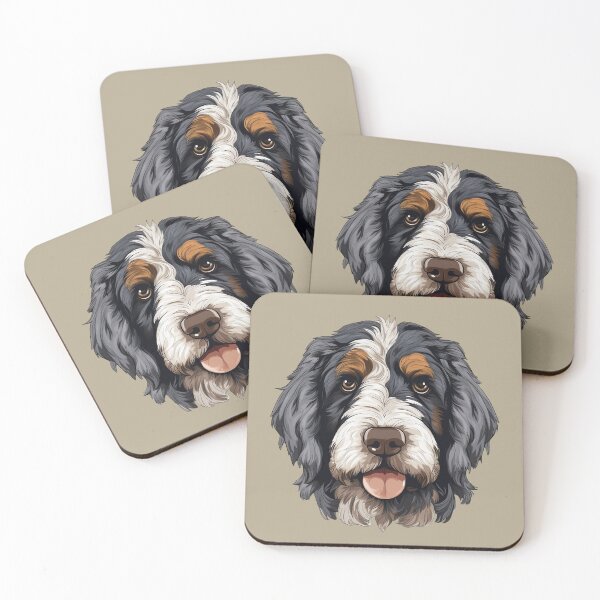 Item preview, Realistic Bernedoodle Dog Breed Art designed and sold by InkedFlorist.