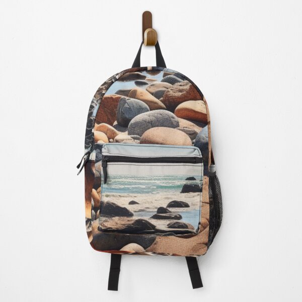 Item preview, Seafront Splendors: A Tapestry of Beachside Stones designed and sold by Brand Uno Studio.