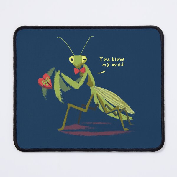 Item preview, You blow my mind - Funny Valentine Praying Mantis - Cute Insect designed and sold by BlancaVidal.