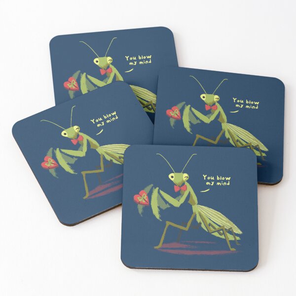 Item preview, You blow my mind - Funny Valentine Praying Mantis - Cute Insect designed and sold by BlancaVidal.