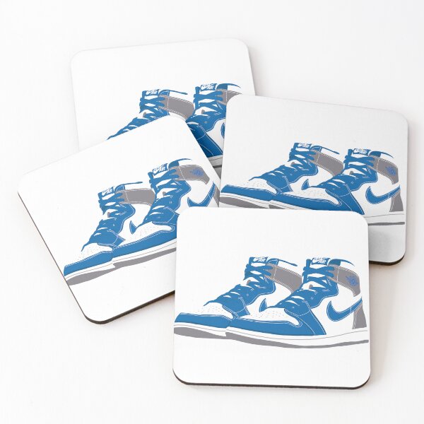 Item preview, Blue Jordans art sticker, print, cap, tote, socks designed and sold by Fay Butler.