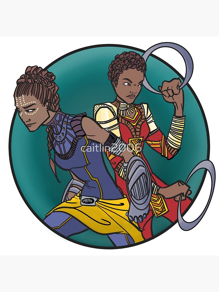 "Nakia and Shuri" Poster by caitlin2006 Redbubble