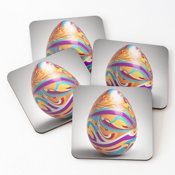 Item preview, Crazy color swirl easter egg designed and sold by ArtyBuys.
