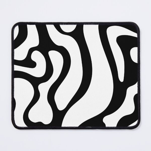 Item preview, Black and White Liquid Pattern designed and sold by bjornkutiak.