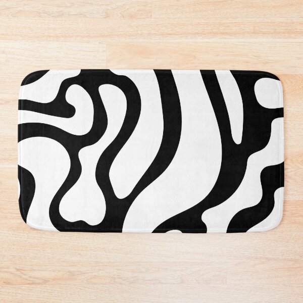 Item preview, Black and White Liquid Pattern designed and sold by bjornkutiak.