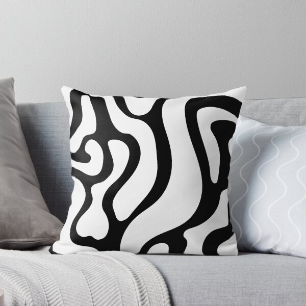 Item preview, Black and White Liquid Pattern designed and sold by bjornkutiak.