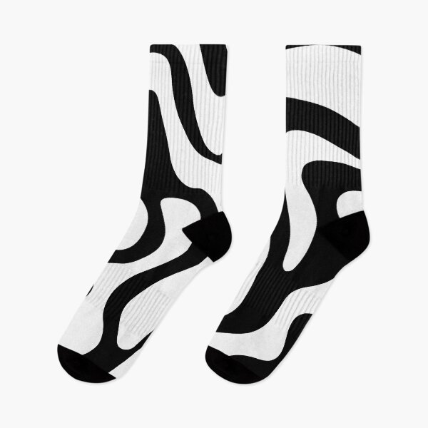 Item preview, Black and White Liquid Pattern designed and sold by bjornkutiak.