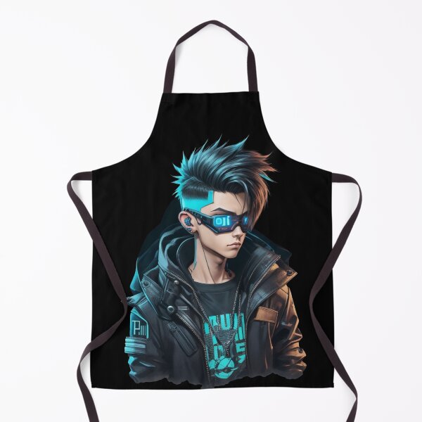 Item preview, Cyberpunk Boy in Neon Colors designed and sold by KeshaEls.