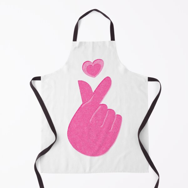 Item preview, Pink and White Finger Heart designed and sold by Charlottieloux.