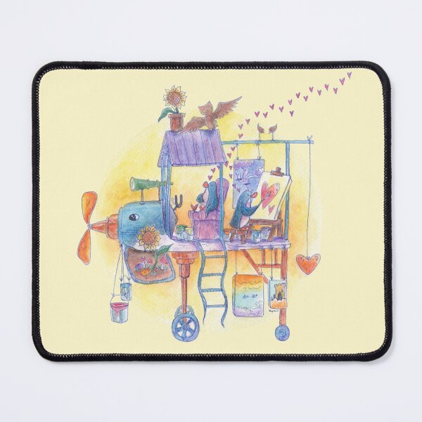 Item preview, Two penguins on an adventure in airplane art studio. designed and sold by PenguinGirl-Art.