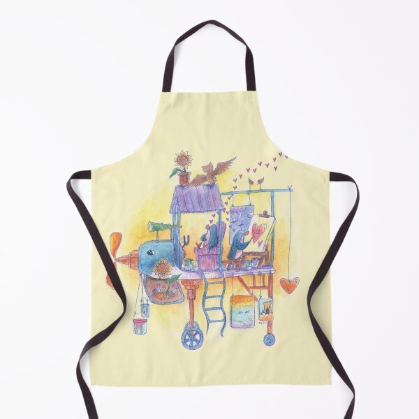 Item preview, Two penguins on an adventure in airplane art studio. designed and sold by PenguinGirl-Art.