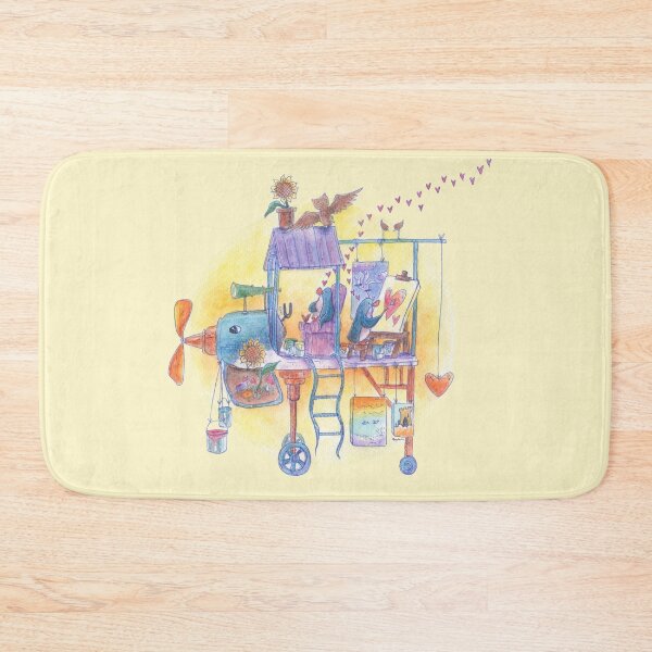 Item preview, Two penguins on an adventure in airplane art studio. designed and sold by PenguinGirl-Art.