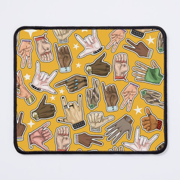 Item preview, Human Hands on Orange Background designed and sold by Carlo-Atzei.