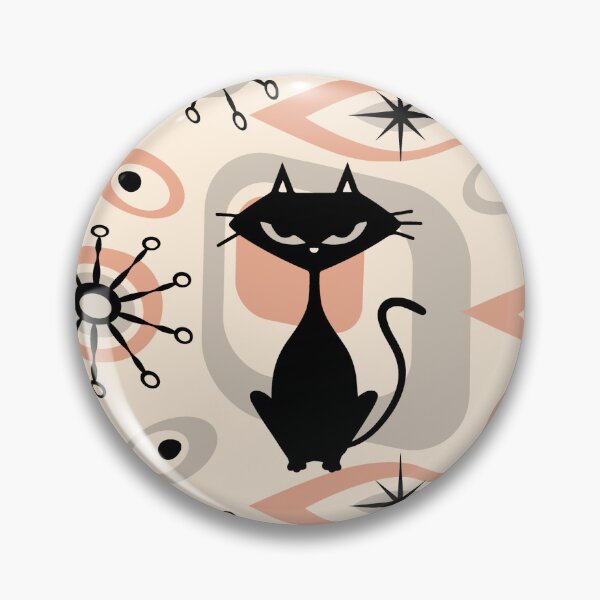 Item preview, Vintage Atomic Cats - Salmon designed and sold by DaveSavageArt.