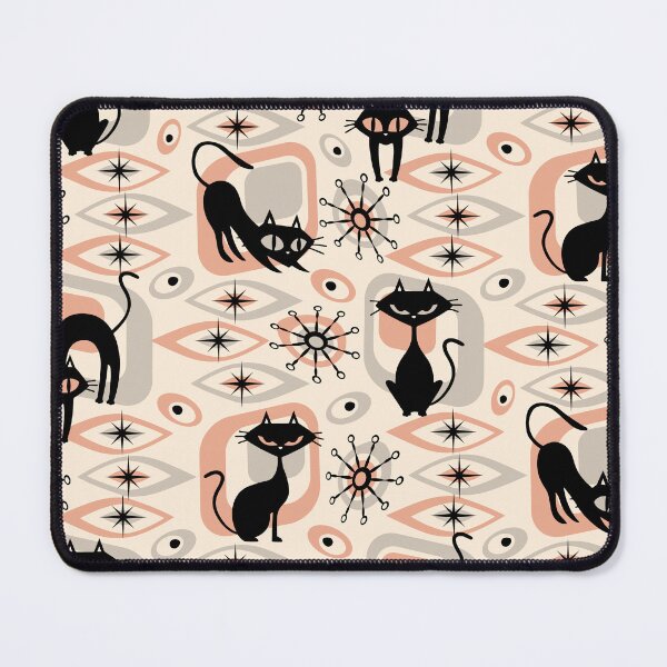 Item preview, Vintage Atomic Cats - Salmon designed and sold by DaveSavageArt.