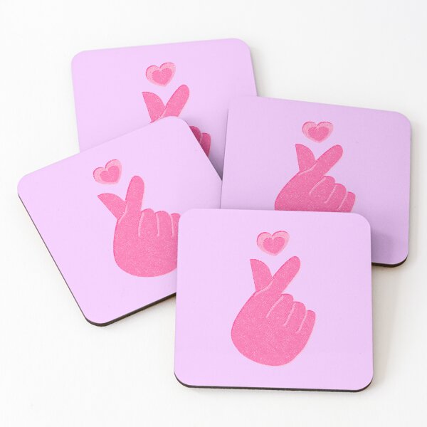 Item preview, Pink and purple Finger Heart designed and sold by Charlottieloux.