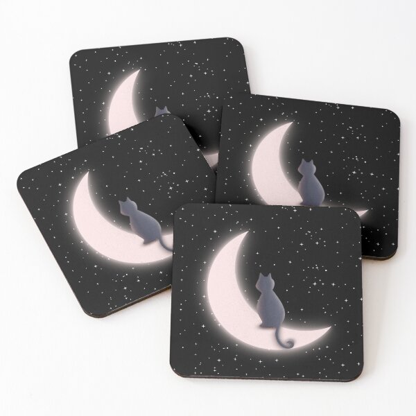 Item preview, Cat in the moonlight designed and sold by NaomiDesignz.