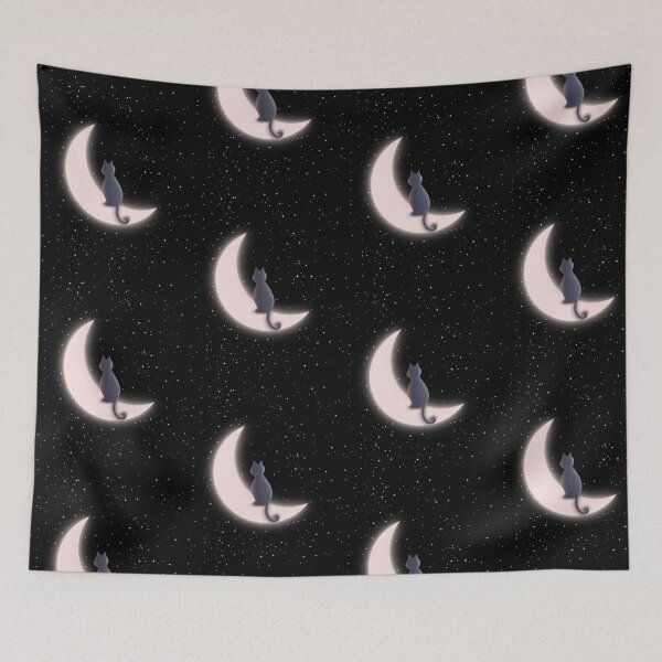 Item preview, Cat in the moonlight designed and sold by NaomiDesignz.