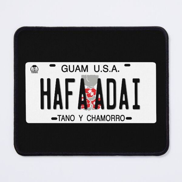 Item preview, Hafa Adai Guam License Plate designed and sold by BahayProduction.