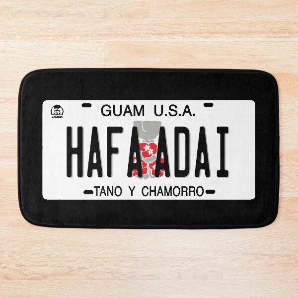 Item preview, Hafa Adai Guam License Plate designed and sold by BahayProduction.