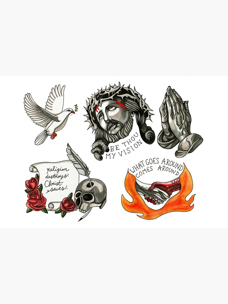 Religious Tattoo Flash 