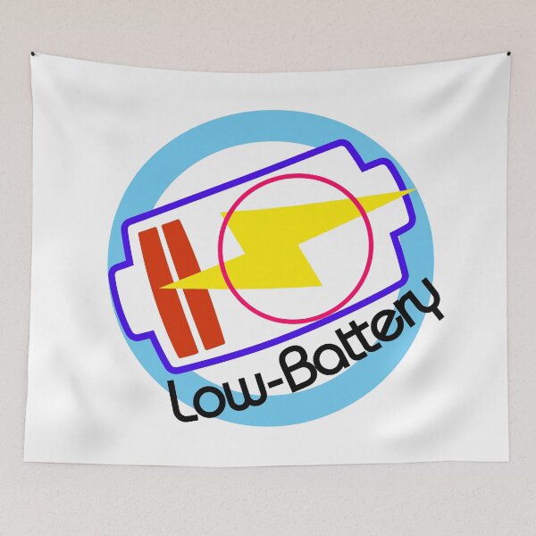 Item preview, Low-battery cartoon graphic design in colorful designed and sold by tongdamang.