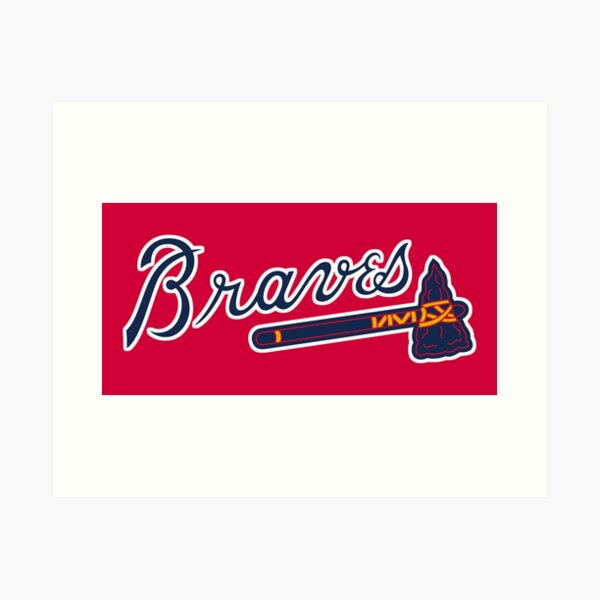 ATLANTA BRAVES “Braves Girl” - ART PRINT