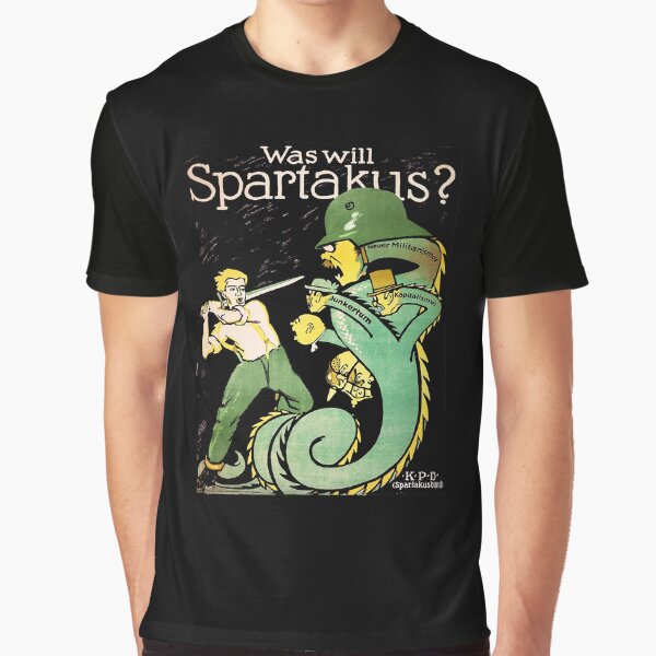 Vista previa del artículo con la obra «¿Fue Will Spartakus? (¿Qué quiere Espartaco?)», diseñado y vendido por WavesOfSteel.