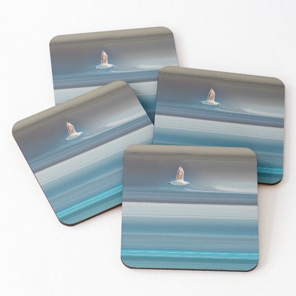 Item preview, Seagull in Flight Coastal Minimalist Art - Flying Coastal Bird 2 of 4 designed and sold by Beachy.