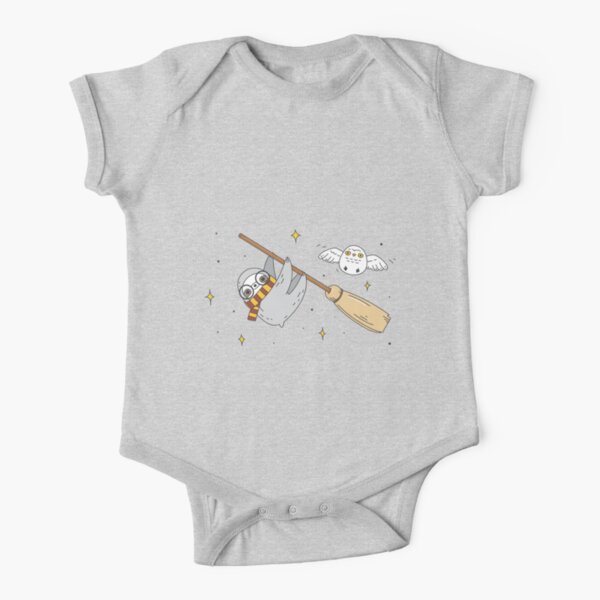 Harry the sloth Short Sleeve Baby One-Piece