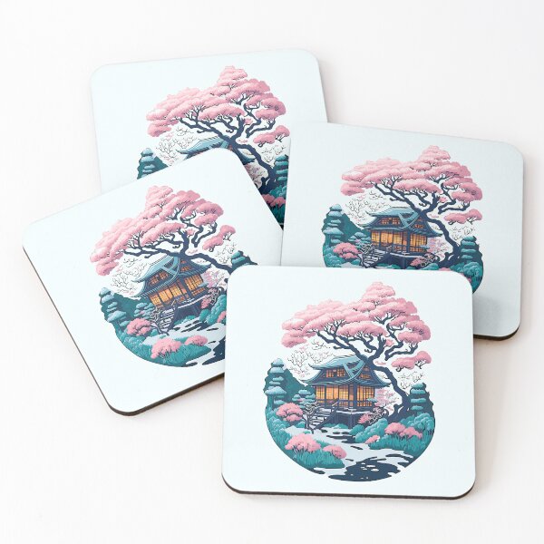 Item preview, Japanese Spring Pink Sakura Garden designed and sold by aylastyle.