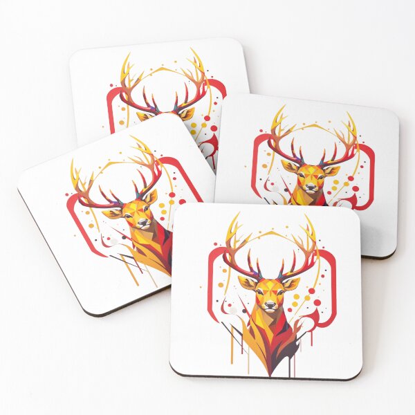 Item preview, Kawaii Prism Deer: Geometric Colorful Delight tattooo designed and sold by irosh madushan.