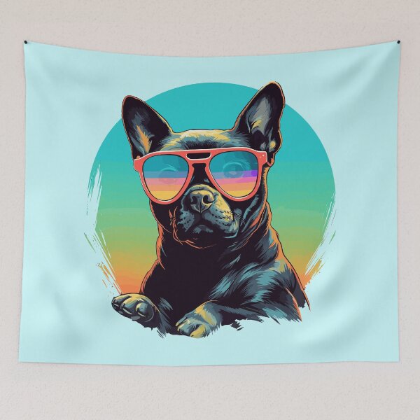 Aperçu de l'œuvre Chien Cool Couleur (6) créée et vendue par atzek.