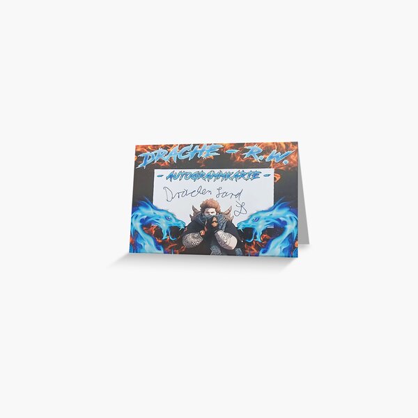 Item preview, Drachenlord postcard with autograph - Dragon - R.W. (2023) | Upscaled, high quality designed and sold by Klonter77.