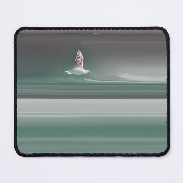 Item preview, Seagull in Flight Coastal Minimalist Art - Flying Coastal Bird 4 of 4 designed and sold by Beachy.