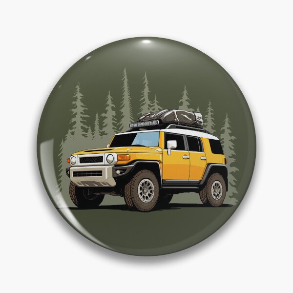 Item preview, FJ Cruiser Overlander in forest designed and sold by blackdogshop.