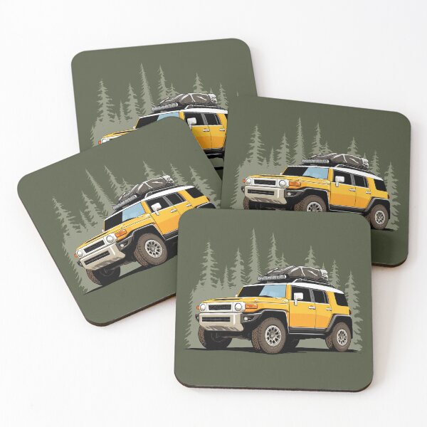 Item preview, FJ Cruiser Overlander in forest designed and sold by blackdogshop.