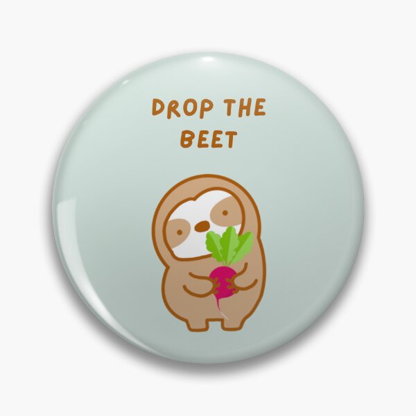Item preview, Drop the Beat Beet Sloth  designed and sold by theslothinme.