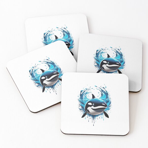Item preview, cute kawaii orca designed and sold by irosh madushan.