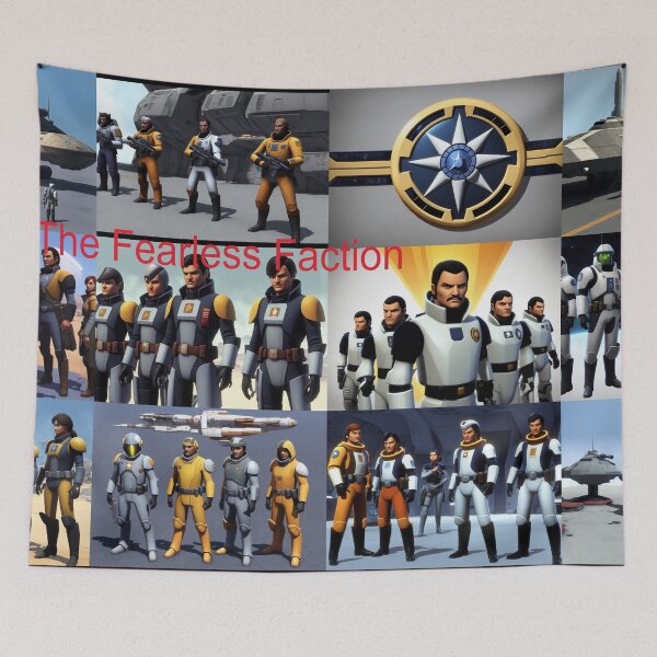 Item preview, The Fearless Faction - Standing Up - Flying Out designed and sold by shakespeare1212.